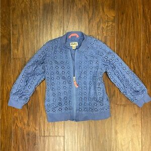 Hatley Blue Eyelet Jacket